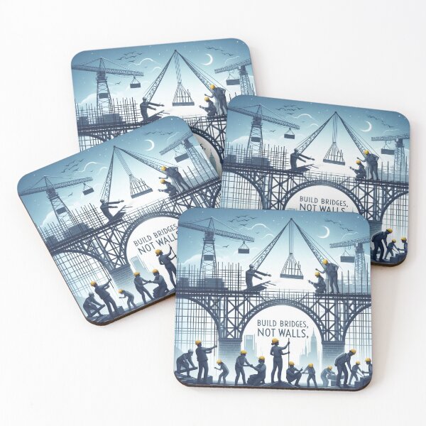 Item preview, Build Bridges, Not Walls designed and sold by MahmodArt.