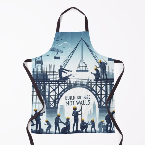 Item preview, Build Bridges, Not Walls designed and sold by MahmodArt.
