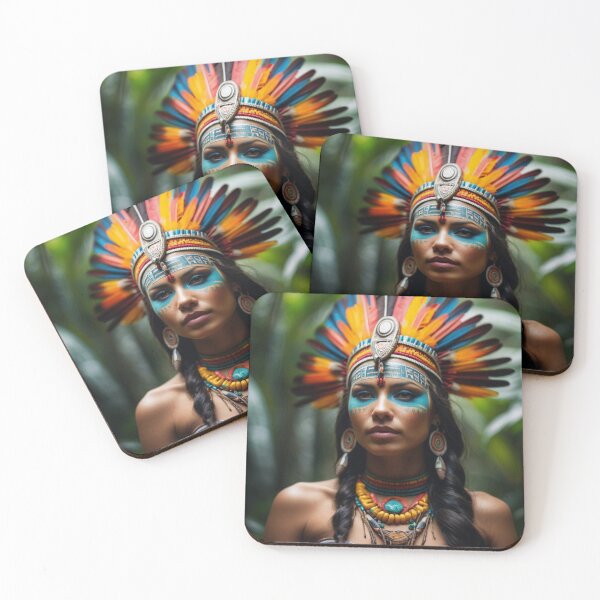 Item preview, Spiritual Guardian | Aztec Warrior Priestess designed and sold by Rothnaric.
