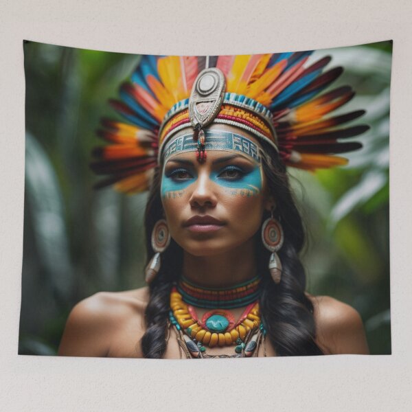 Item preview, Spiritual Guardian | Aztec Warrior Priestess designed and sold by Rothnaric.