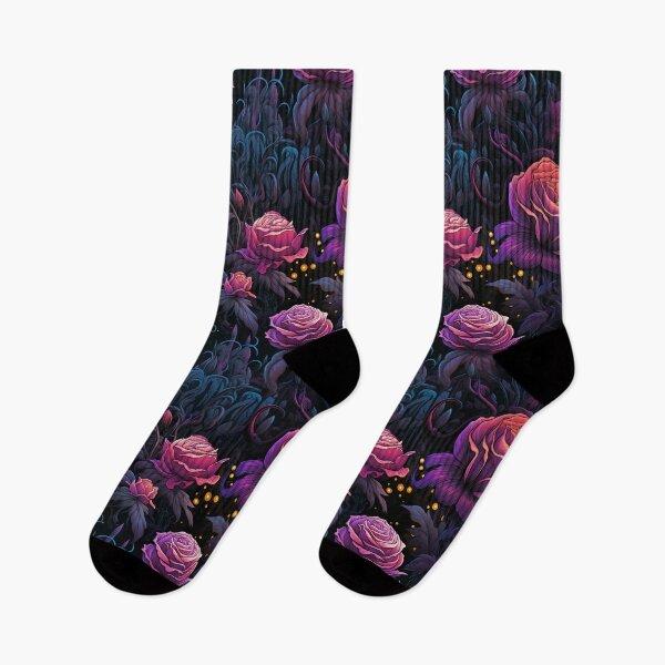 Item preview, ROSES IN THE NIGHT GARDEN: THE SUBTLETY OF PINK AGAINST A DARK CANVA designed and sold by BorczVisuals.
