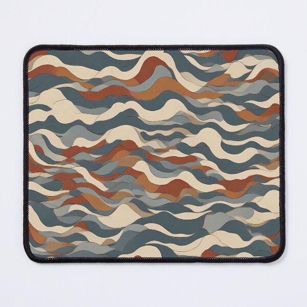 Item preview, Pattern with watercolor waves designed and sold by CreativeSparkzz.