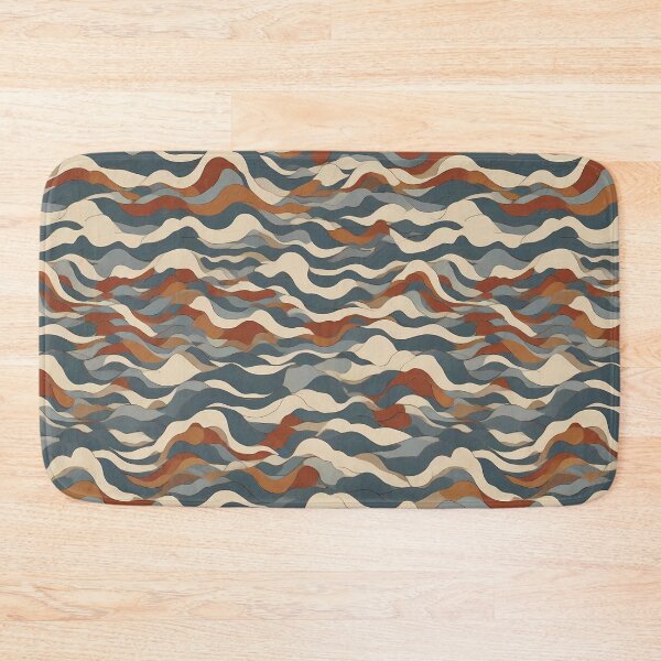 Item preview, Pattern with watercolor waves designed and sold by CreativeSparkzz.
