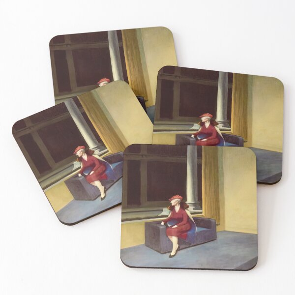 Item preview, edward hopper hotel window edward hopper artwork designed and sold by Amy-Hamilton.