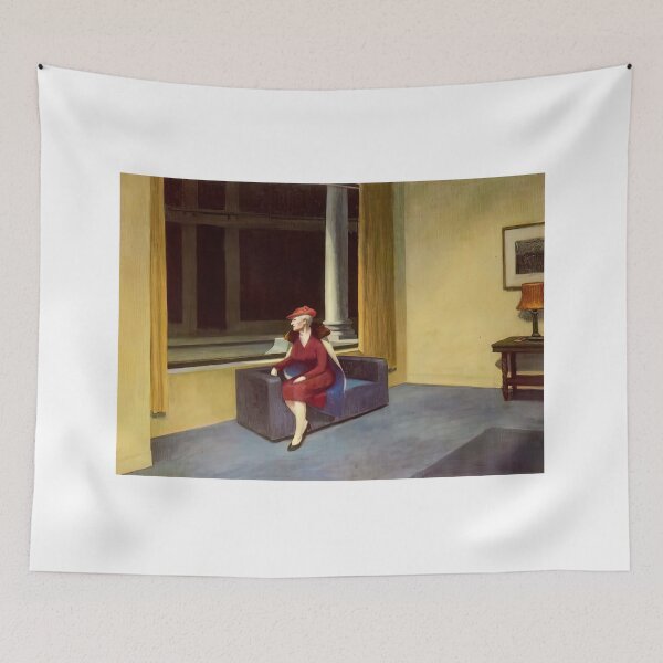 Aperçu de l'œuvre fenêtre de l'hôtel Edward Hopper créée et vendue par Amy-Hamilton.