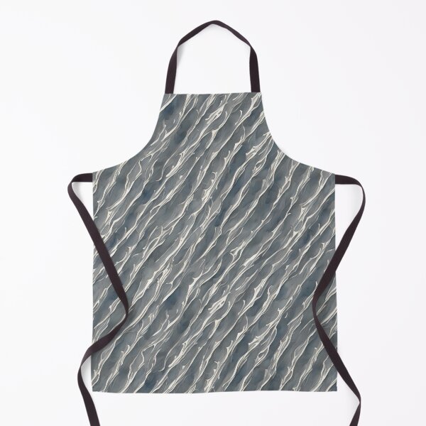 Item preview, Pattern of chrome colored waves designed and sold by CreativeSparkzz.
