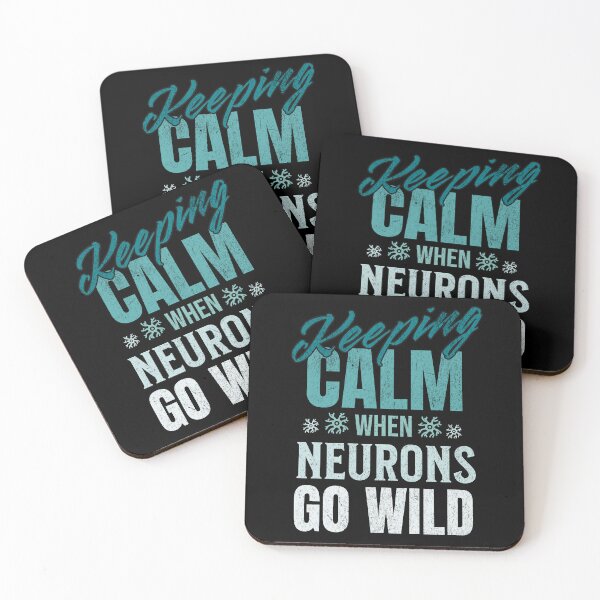 Item preview, Funny Keeping Calm When Neurons Go Wild Neuro Icu Nurse Neurology Intensive Care Unit Neuroscience Vintage Style designed and sold by HosvPrint .s.
