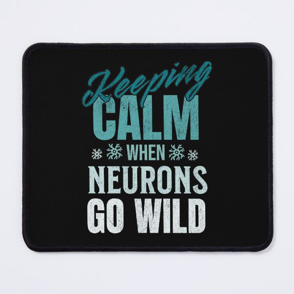 Item preview, Funny Keeping Calm When Neurons Go Wild Neuro Icu Nurse Neurology Intensive Care Unit Neuroscience Vintage Style designed and sold by HosvPrint .s.