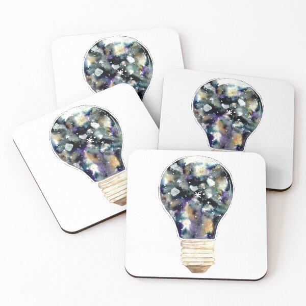 Item preview, Galaxy in a light bulb designed and sold by Azyrielle.