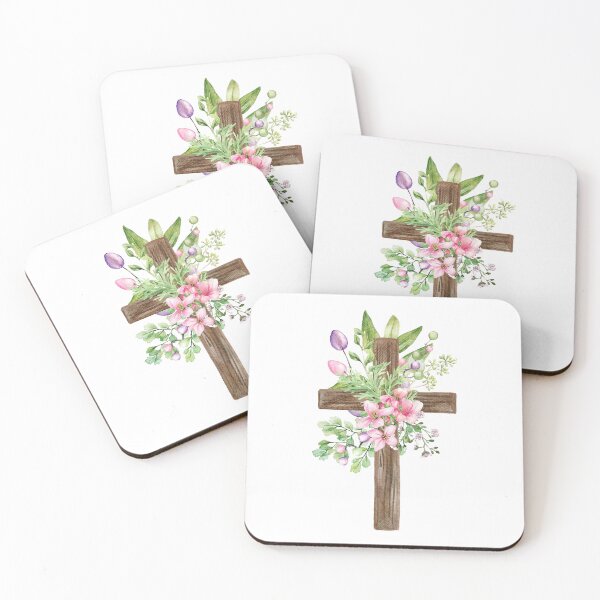 Item preview, Cross With Flowers designed and sold by LionessLove.