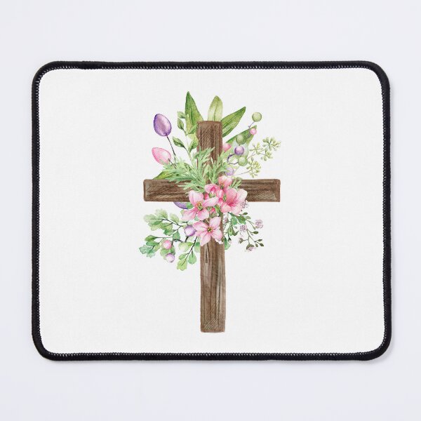 Item preview, Cross With Flowers designed and sold by LionessLove.