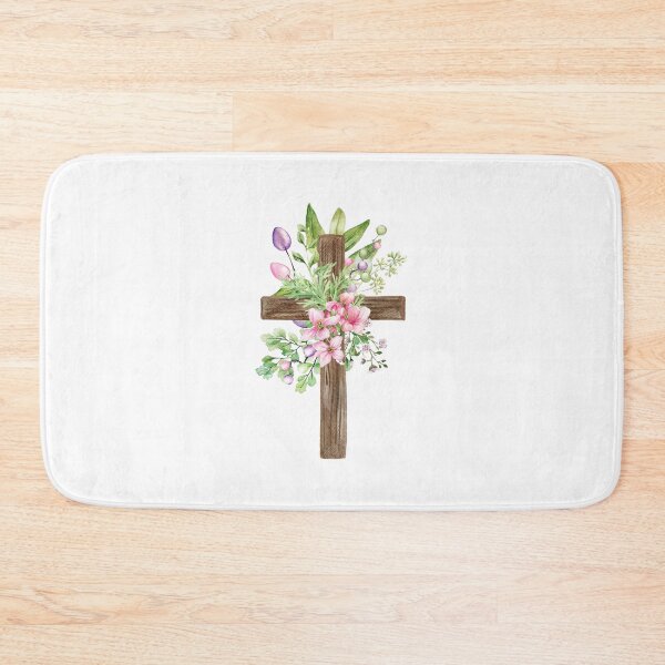 Item preview, Cross With Flowers designed and sold by LionessLove.