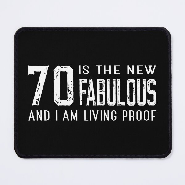 Item preview, Funny 70th Birthday Quote | 70 Fabulous designed and sold by AgataMaria.