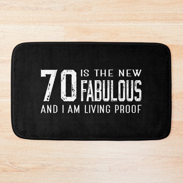Item preview, Funny 70th Birthday Quote | 70 Fabulous designed and sold by AgataMaria.