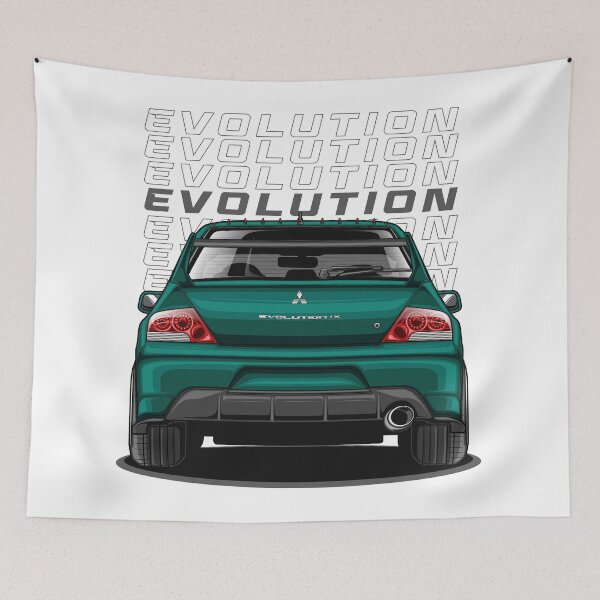 Item preview, Lancer EVO IX GT (Bluish Green Pearl) designed and sold by JioojiProject.