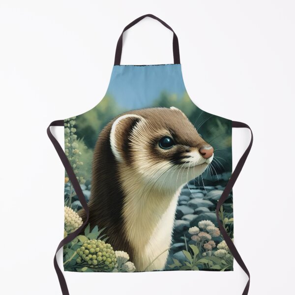 Item preview, Japanese weasel animal art designed and sold by RubisLeaf.