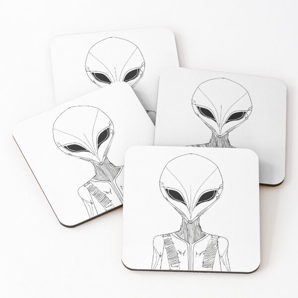 Item preview, Alien Sketch designed and sold by dianasunandmoon.