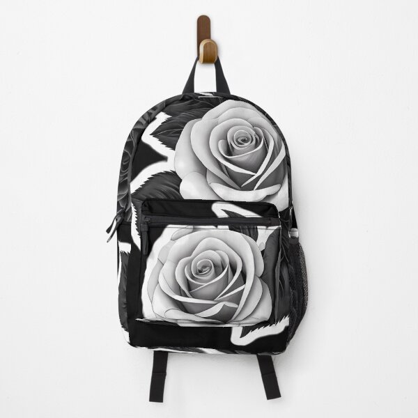 Item preview, Black and white rose sticker designed and sold by WhiteDoveArt.