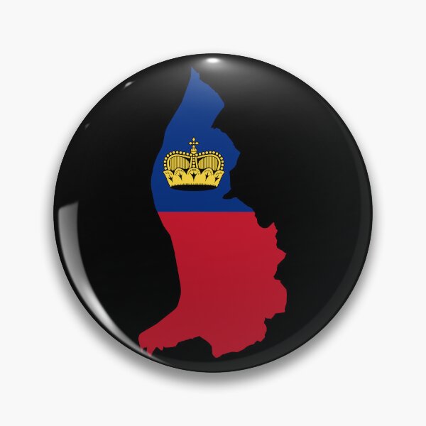 Item preview, Flag Map of Liechtenstein  designed and sold by feether-store.