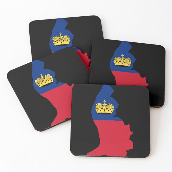 Item preview, Flag Map of Liechtenstein  designed and sold by feether-store.
