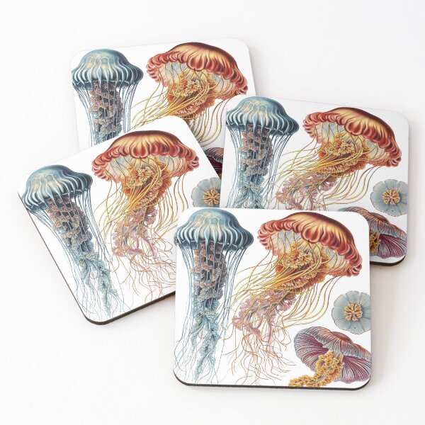 Item preview, Ernst Haeckel-inspired Jellyfish designed and sold by digitalvintage.