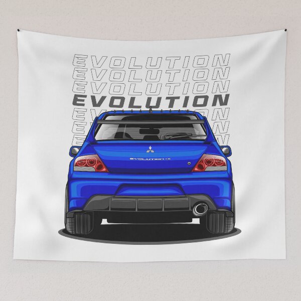 Item preview, Lancer EVO IX GT (Octane Blue) designed and sold by JioojiProject.