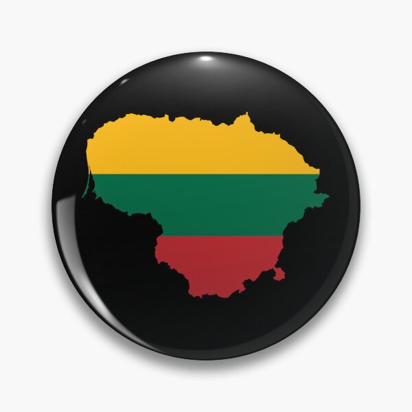 Item preview, Flag Map of Lithuania designed and sold by feether-store.