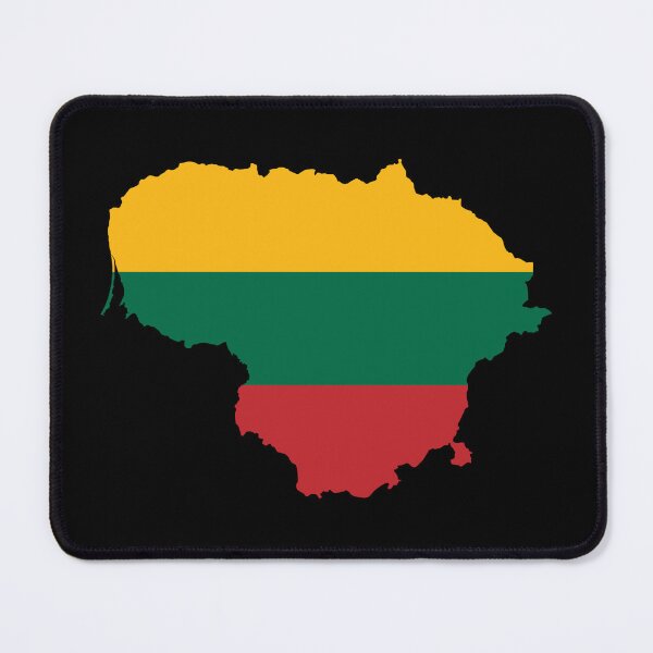 Item preview, Flag Map of Lithuania designed and sold by feether-store.