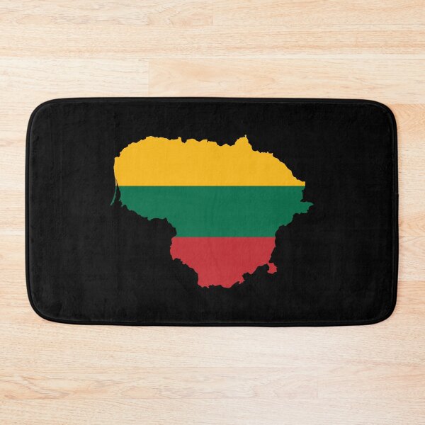 Item preview, Flag Map of Lithuania designed and sold by feether-store.