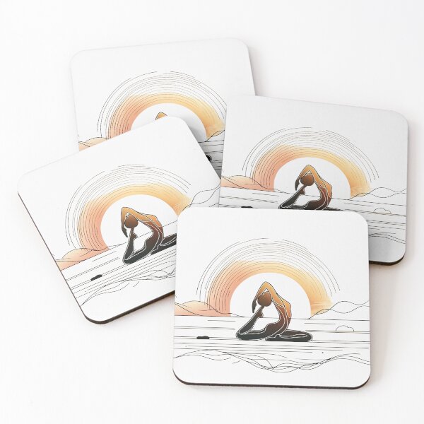 Item preview, Sunrise Serenity - Yoga's Quietude designed and sold by figouraArtstic.