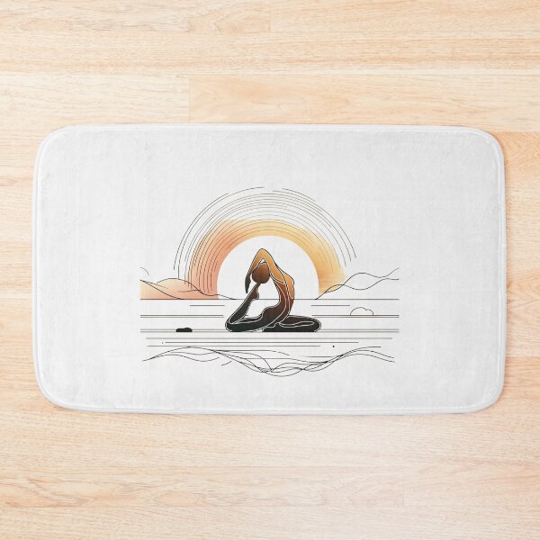 Item preview, Sunrise Serenity - Yoga's Quietude designed and sold by figouraArtstic.