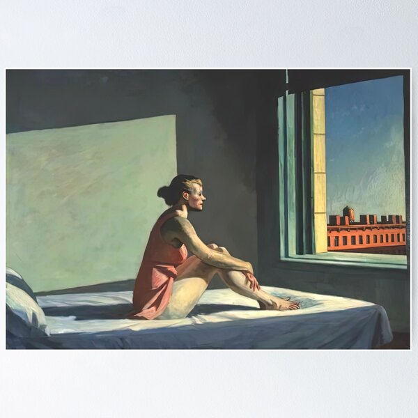 Item preview, morning sun edward hopper pantings  designed and sold by Amy-Hamilton.