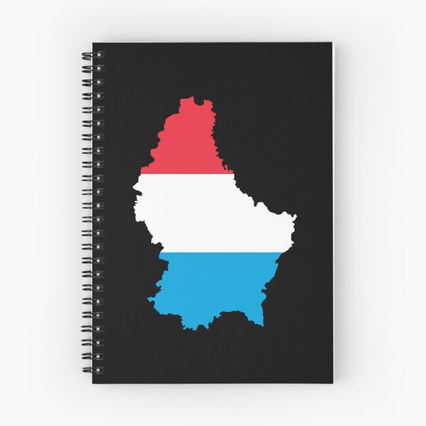 Item preview, Flag Map of Luxembourg designed and sold by feether-store.