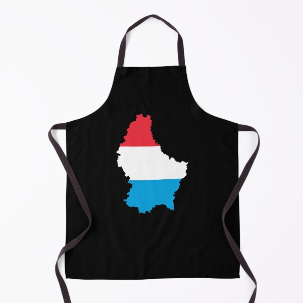 Item preview, Flag Map of Luxembourg designed and sold by feether-store.