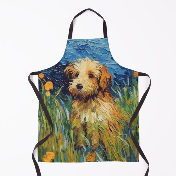 Item preview, Cute Puppy Van Gogh Painting designed and sold by MasterpiecePets.