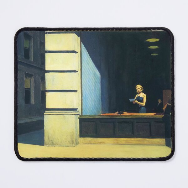 Item preview, new york office edward hopper artwork designed and sold by Amy-Hamilton.