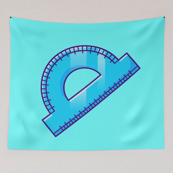 Item preview, "Arc Ruler Adventures: Cartoon Vector Icon for Educational Creativity" designed and sold by hjian8219.