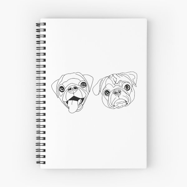 Item preview, Pug and Pug designed and sold by awlookhowcute.