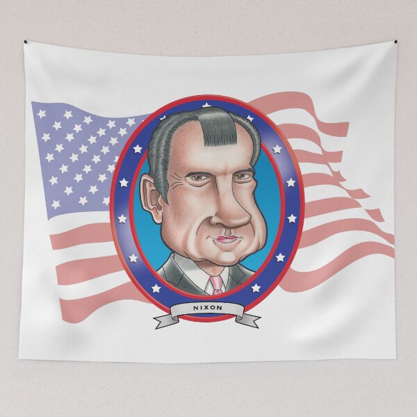 Item preview, Richard Nixon Caricature designed and sold by FunFaces.