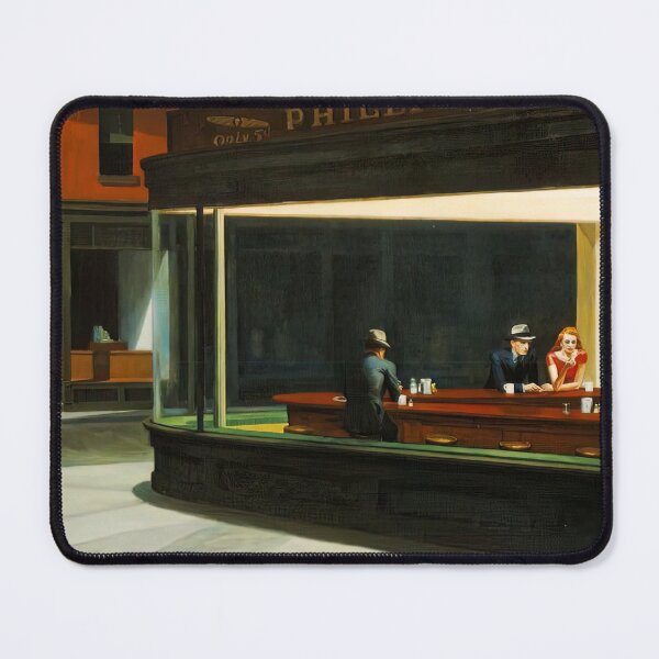 Aperçu de l'œuvre les engoulevents oeuvre d'edward hopper peintures d'edward hopper créée et vendue par Amy-Hamilton.