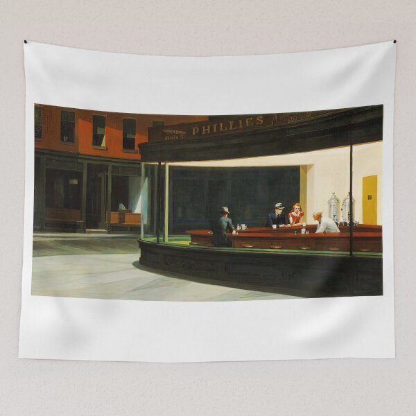 Item preview, nighthawks edward hopper artwork edward hopper paintings  designed and sold by Amy-Hamilton.