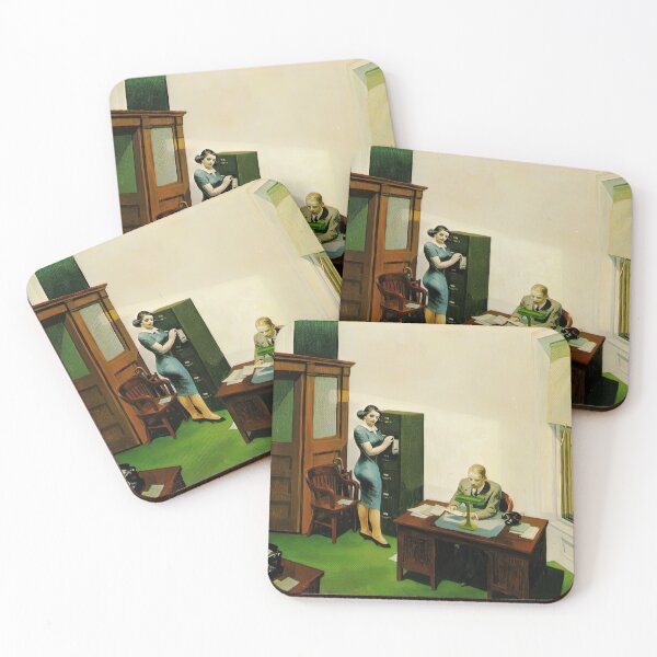 Item preview, office at night by edward hopper designed and sold by Amy-Hamilton.