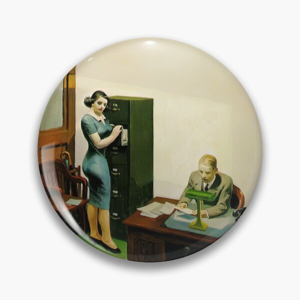 Artikelvorschau, Büro bei Nacht von Edward Hopper entworfen und verkauft von Amy-Hamilton.