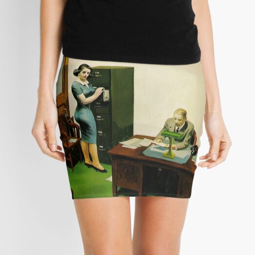 Item preview, office at night by edward hopper designed and sold by Amy-Hamilton.