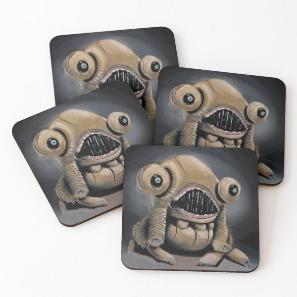 Item preview, Cute Stuffed Alien Monster Painting designed and sold by MCNelsonArt.