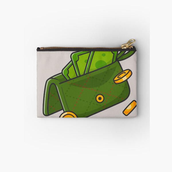 Item preview, Financial Harmony: Cartoon Vector Icon of Wallet and Money designed and sold by hjian8219.