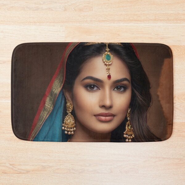 Item preview, Veiled Elegance | Anxious Indian Princess designed and sold by Rothnaric.