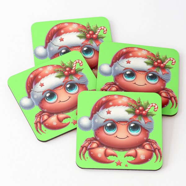 Item preview, Adorable Little Chritmas Crab designed and sold by DigiDreamyArt.