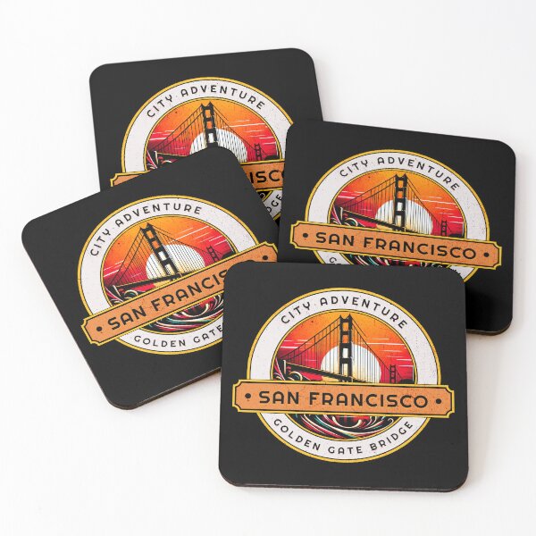 Item preview, Golden Gate Bridge San Francisco Circle Design designed and sold by RedDesignSyc.