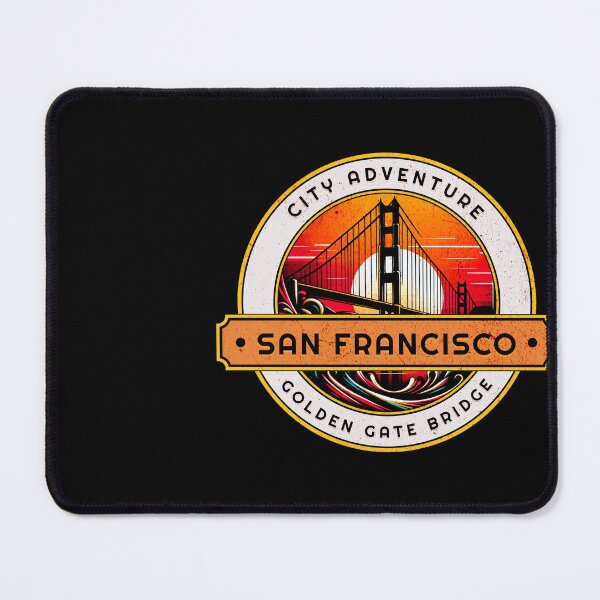 Item preview, Golden Gate Bridge San Francisco Circle Design designed and sold by RedDesignSyc.